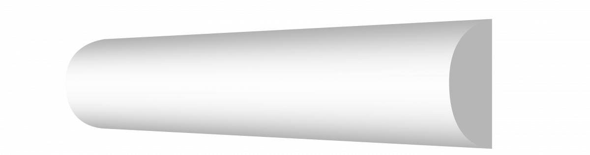 Гладкий молдинг 10x5 t-322