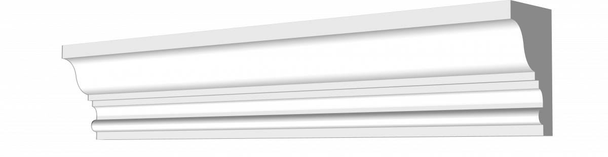 Гладкий карниз 100x65 kt-147