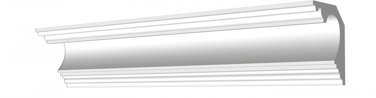 Гладкий карниз 100x80 kt-172