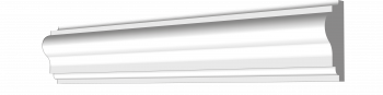 Гладкий молдинг 52x25 t-43