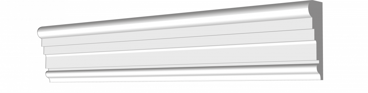 Гладкий молдинг 100x35 t-49